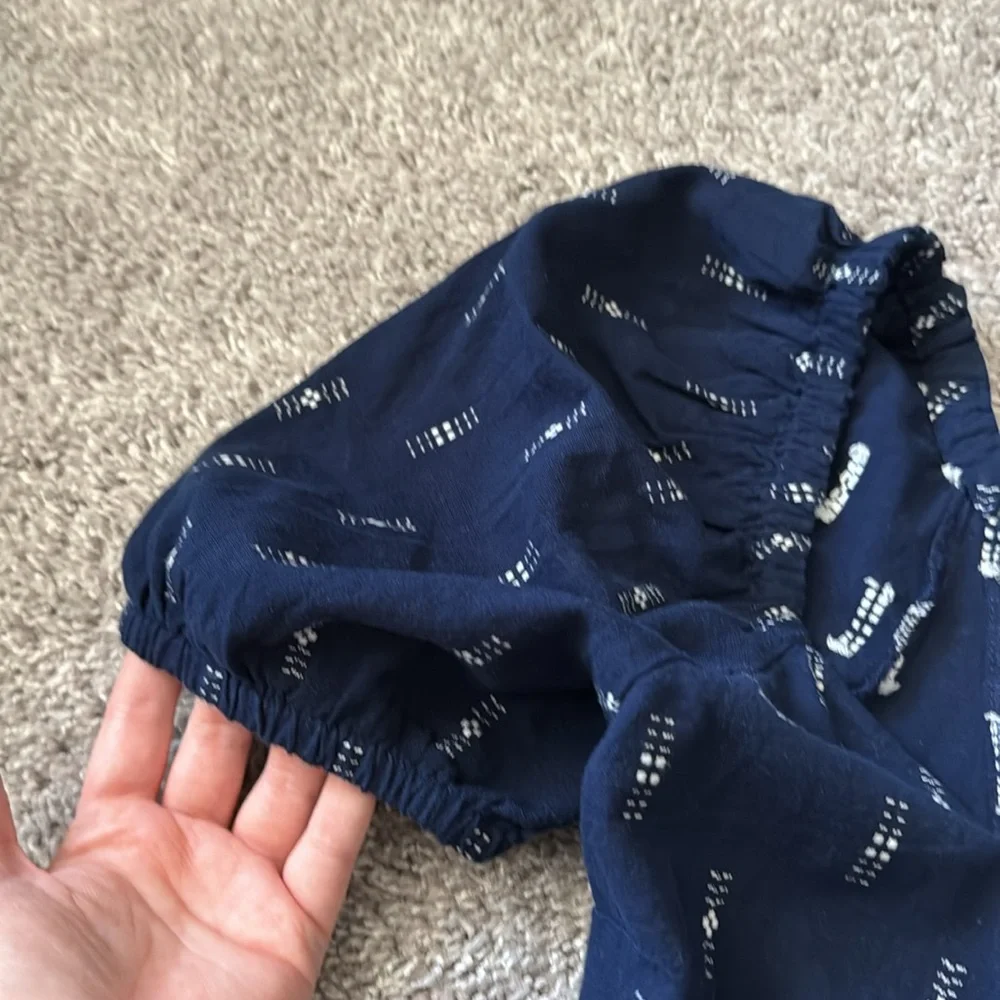 Madewell navy blouse
